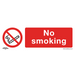 Sealey - SS13P10 No Smoking - Prohibition Safety Sign - Rigid Plastic - Pack of 10 Safety Products Sealey - Sparks Warehouse