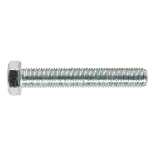 Sealey - SS16100 HT Setscrew M16 x 100mm 8.8 Zinc DIN 933 Pack of 5 Consumables Sealey - Sparks Warehouse