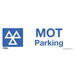 Sealey - SS49V10 MOT Parking - Warning Safety Sign - Self-Adhesive Vinyl - Pack of 10 Safety Products Sealey - Sparks Warehouse