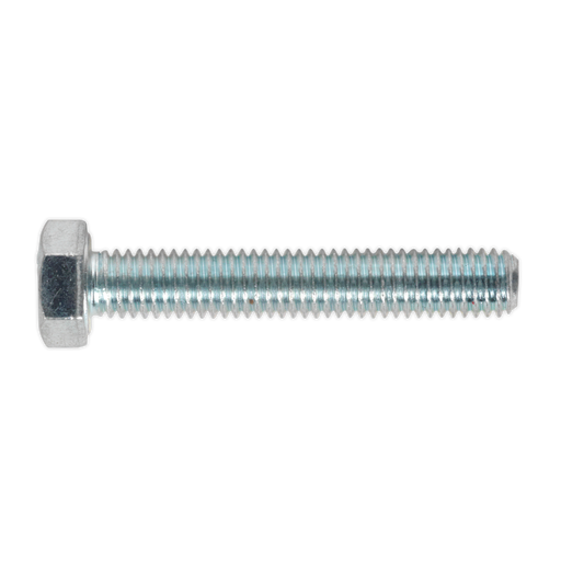 Sealey - SS530 HT Setscrew M5 x 30mm 8.8 Zinc DIN 933 Pack of 50 Consumables Sealey - Sparks Warehouse