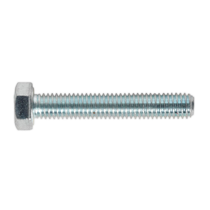 Sealey - SS530 HT Setscrew M5 x 30mm 8.8 Zinc DIN 933 Pack of 50 Consumables Sealey - Sparks Warehouse