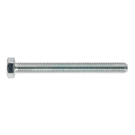 Sealey - SS550 HT Setscrew M5 x 50mm 8.8 Zinc DIN 933 Pack of 50 Consumables Sealey - Sparks Warehouse