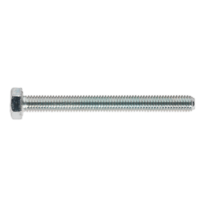 Sealey - SS550 HT Setscrew M5 x 50mm 8.8 Zinc DIN 933 Pack of 50 Consumables Sealey - Sparks Warehouse