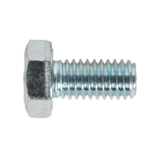 Sealey - SS612 HT Setscrew M6 x 12mm 8.8 Zinc DIN 933 Pack of 50 Consumables Sealey - Sparks Warehouse