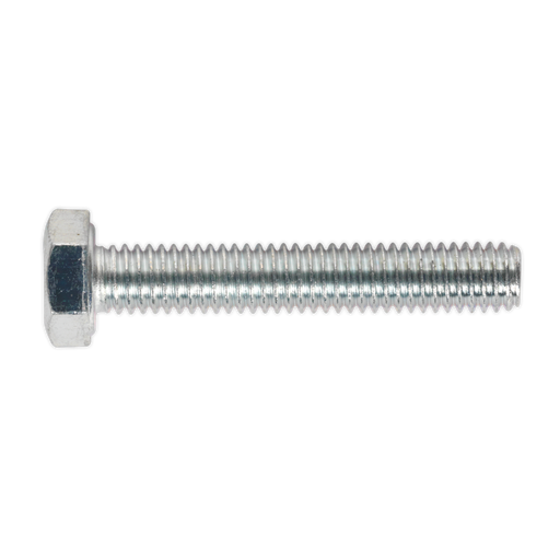 Sealey - SS635 HT Setscrew M6 x 35mm 8.8 Zinc DIN 933 Pack of 50 Consumables Sealey - Sparks Warehouse