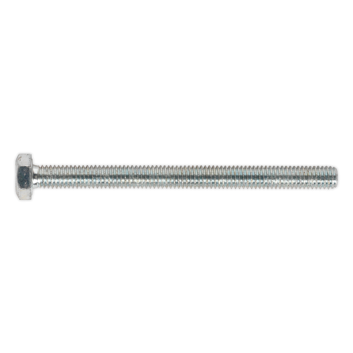 Sealey - SS675 HT Setscrew M6 x 75mm 8.8 Zinc DIN 933 Pack of 50 Consumables Sealey - Sparks Warehouse