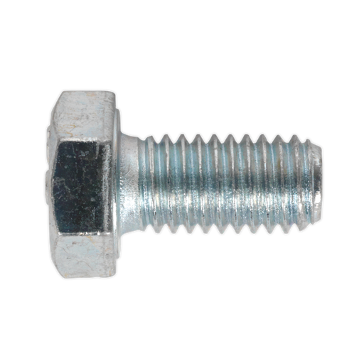 Sealey - SS816 HT Setscrew M8 x 16mm 8.8 Zinc DIN 933 Pack of 50 Consumables Sealey - Sparks Warehouse