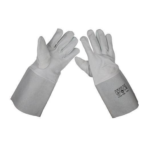Sealey - SSP142 TIG Welding Gauntlets Pair Safety Products Sealey - Sparks Warehouse