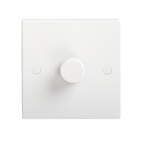 Knightsbridge SN2161 1G 10-400W Dimmer - Suitable for LED up to 100W max. Light Switches Knightsbridge - Sparks Warehouse