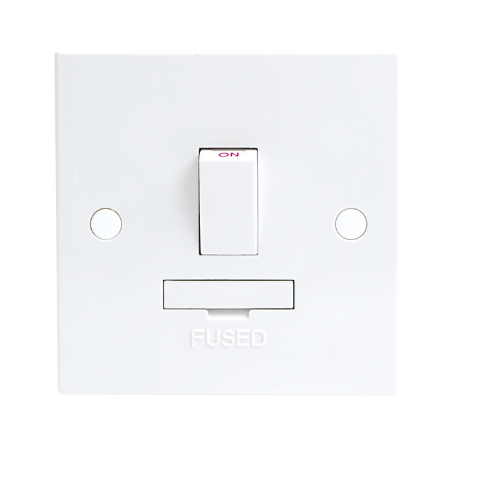 Knightsbridge SN6300 13A Switched Fused Spur Unit W/Flex Outlet KB Knightsbridge - Sparks Warehouse