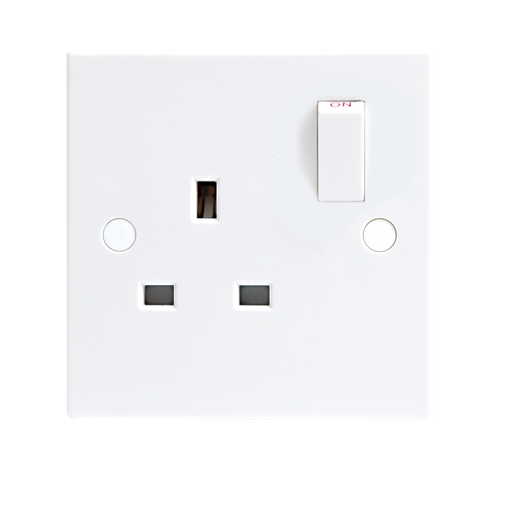 Knightsbridge SN7000 13A 1G DP Switched Socket KB Knightsbridge - Sparks Warehouse