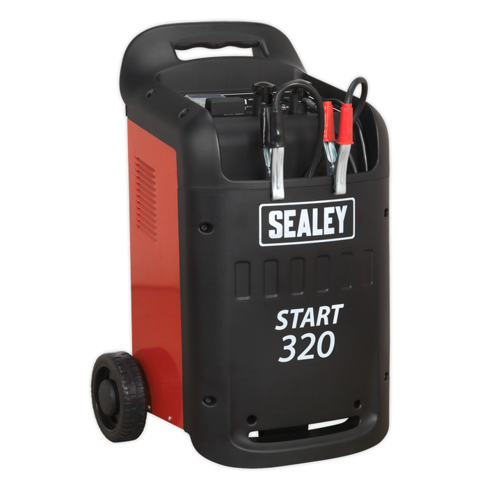 Sealey - START320 Starter/Charger 320/45Amp 12/24V 230V Garage & Workshop Sealey - Sparks Warehouse