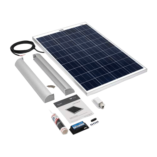 SOLAR TECHNOLOGY - 100wp Motorhome Kit  Alloy Aero Fitting Kit