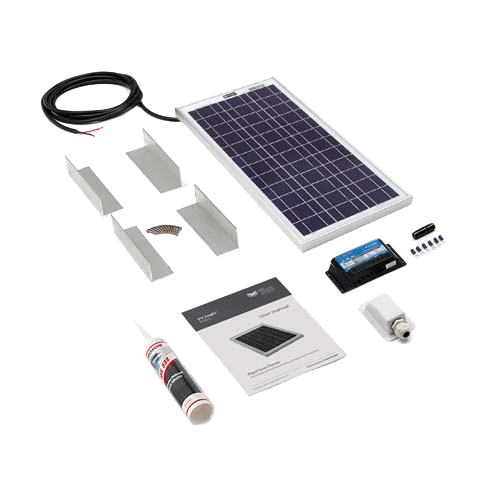 SOLAR TECHNOLOGY - 20wp Motorhome Kit   Alloy Angle Bracket
