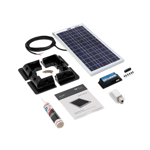SOLAR TECHNOLOGY - 20wp Motorhome Kit  ABS Fitting Kit