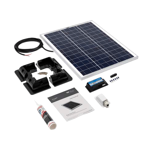 SOLAR TECHNOLOGY - 45wp Motorhome Kit  ABS Fitting Kit
