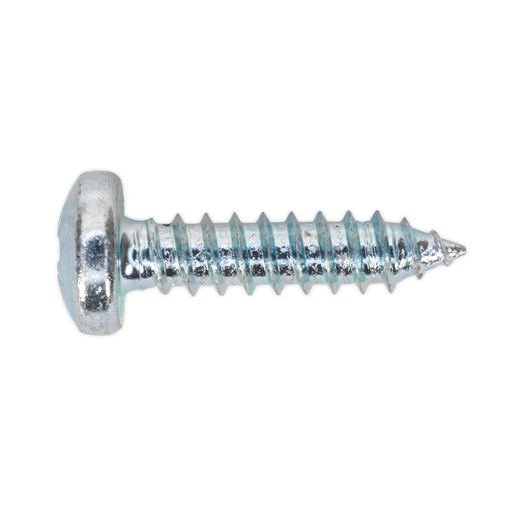 Sealey - STPP4819 Self Tapping Screw 4.8 x 19mm Pan Head Pozi Zinc DIN 7981CZ Pack of 100 Consumables Sealey - Sparks Warehouse