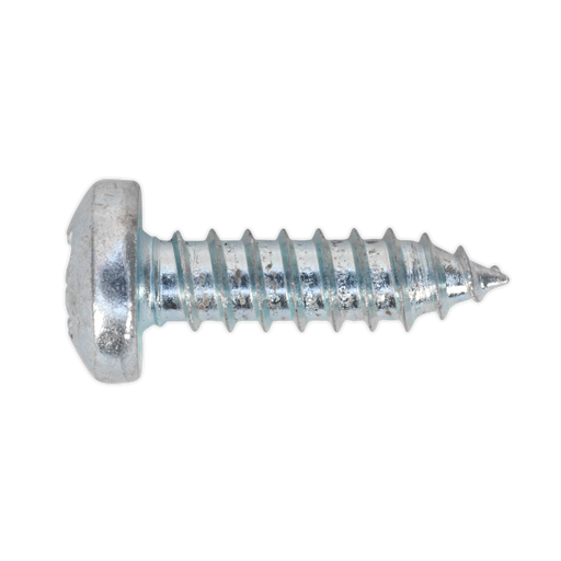 Sealey - STPP5519 Self Tapping Screw 5.5 x 19mm Pan Head Pozi Zinc DIN 7981CZ Pack of 100 Consumables Sealey - Sparks Warehouse