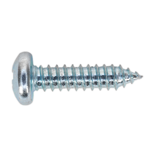 Sealey - STPP6325 Self Tapping Screw 6.3 x 25mm Pan Head Pozi Zinc DIN 7981CZ Pack of 100 Consumables Sealey - Sparks Warehouse