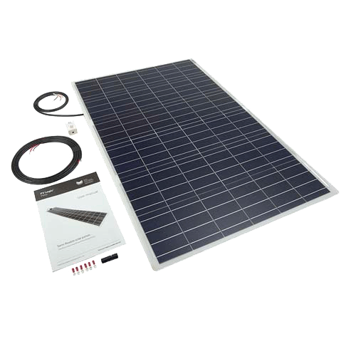 SOLAR TECHNOLOGY - 100W REAR EXIT SOLAR PANEL WHITE