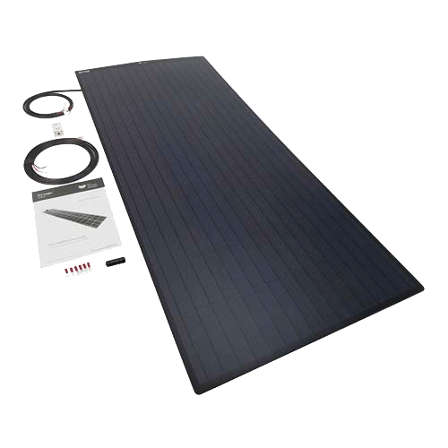 SOLAR TECHNOLOGY - 150 WATT BLACK FLEXI REAR CABLE ENTRY