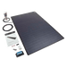 SOLAR TECHNOLOGY - 100wp Roof / Deck Top Kit  Black  Rear Cable