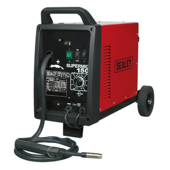 Sealey - SUPERMIG150 Professional MIG Welder 150Amp 230V Welding & Cutting Sealey - Sparks Warehouse