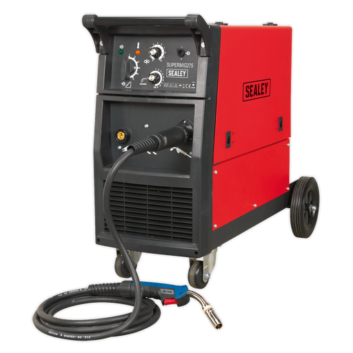 Sealey - SUPERMIG275 Professional MIG Welder 270Amp 230V with Binzel® Euro Torch Welding & Cutting Sealey - Sparks Warehouse