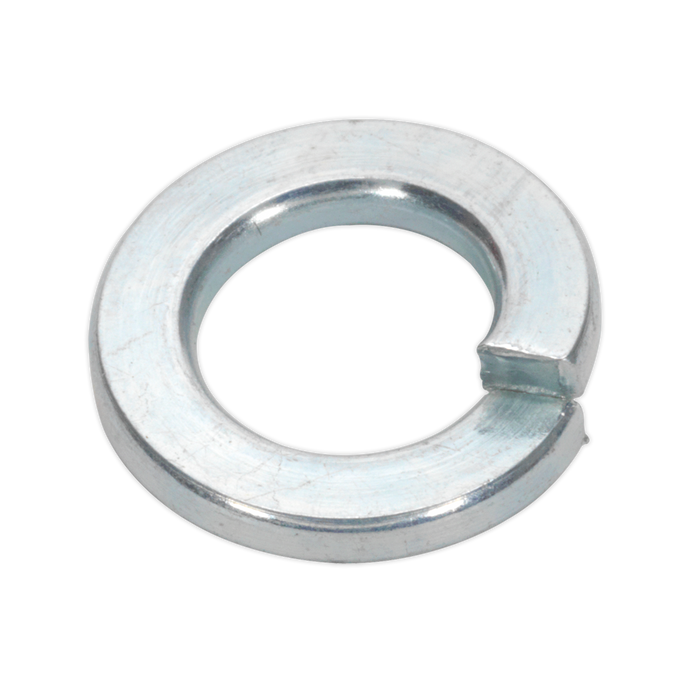 Sealey - SWM8 Spring Washer M8 Zinc DIN 127B Pack of 100 Consumables Sealey - Sparks Warehouse