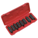 Sealey - SX202 Locking Wheel Nut Removal Set 8pc 1/2"Sq Drive Vehicle Service Tools Sealey - Sparks Warehouse