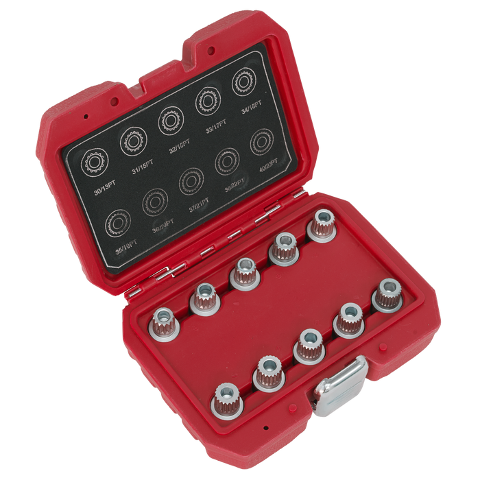 Sealey - SX208 Locking Wheel Nut Key Set 10pc - BMW & Mini Vehicle Service Tools Sealey - Sparks Warehouse