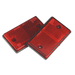 Sealey - TB24 Reflex Reflector Red Oblong Pack of 2 Janitorial / Garden & Leisure Sealey - Sparks Warehouse