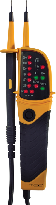 Knightsbridge TE2 IP64 CAT III 2 POLE TESTER With LED DISPLAY KB Knightsbridge - Sparks Warehouse