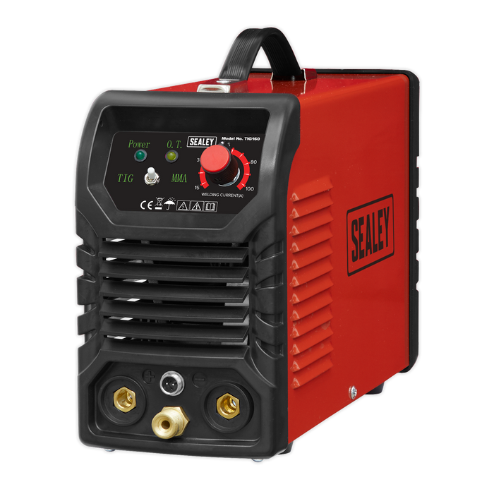 Sealey - TIG160 TIG/MMA Inverter Welder 160Amp 230V Welding & Cutting Sealey - Sparks Warehouse