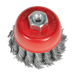 Sealey - TKCB652 Twist Knot Wire Cup Brush Ø65mm M10 x 1.25mm Consumables Sealey - Sparks Warehouse