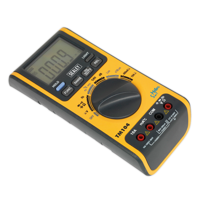 Sealey - TM104 Digital Multimeter 5-in-1 Vehicle Service Tools Sealey - Sparks Warehouse