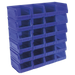 Sealey - TPS224B Plastic Storage Bin 105 x 165 x 85mm - Blue Pack of 24 Storage & Workstations Sealey - Sparks Warehouse