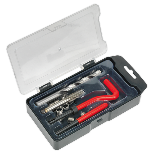 Sealey - TRM10 Thread Repair Kit M10 x 1.5mm Vehicle Service Tools Sealey - Sparks Warehouse