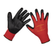 Sealey - TSP125L/6 Flexi Grip Nitrile Palm Gloves (Large) - Pack of 6 Pairs Safety Products Sealey - Sparks Warehouse