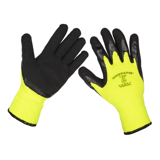 Sealey - TSP126/6 Thermal Super Grip Gloves - Pack of 6 Pairs Safety Products Sealey - Sparks Warehouse