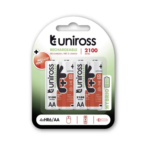 UNIROSS - Uniross AA RECHARGEABLE 2100MA HYBRIO (C4)