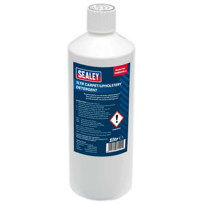 Sealey - VMR921S Carpet/Upholstery Detergent 1ltr Consumables Sealey - Sparks Warehouse