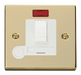 Scolmore VPBR052WH - 13A Fused Switched Connection Unit With Flex Outlet + Neon - White Deco Scolmore - Sparks Warehouse