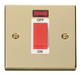 Scolmore VPBR201WH - 1 Gang 45A DP Switch With Neon - White Deco Scolmore - Sparks Warehouse