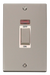 Scolmore VPPN503WH - Ingot 2 Gang 45A DP Switch With Neon - White Deco Scolmore - Sparks Warehouse