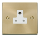 Scolmore VPSB038WH - 5A Round Pin Socket Outlet - White Deco Scolmore - Sparks Warehouse