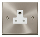 Scolmore VPSC038WH - 5A Round Pin Socket Outlet - White Deco Scolmore - Sparks Warehouse