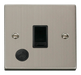 Scolmore VPSS022BK - 20A 1 Gang DP Switch With Flex Outlet - Black Deco Scolmore - Sparks Warehouse