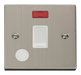 Scolmore VPSS023WH - 20A 1 Gang DP Switch With Flex Outlet And Neon - White Deco Scolmore - Sparks Warehouse