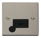 Scolmore VPSS050BK - 13A Fused Connection Unit With Flex Outlet - Black Deco Scolmore - Sparks Warehouse